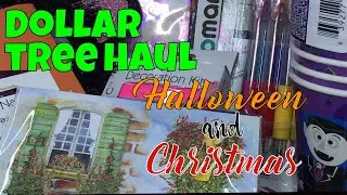 Dollar Tree Haul!!  **NEW Christmas Items**  Halloween How-To's & Costume Fun!!