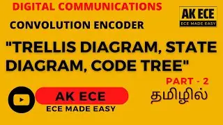 Convolution Encoder - Part 2 - Trellis diagram, State diagram, Code tree