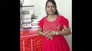 Компьютерная вышивальная машина Beautiful Maggam Work Design MH #embroiderymachine #aaribusiness