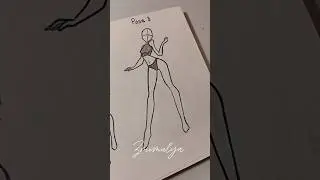 How to draw body poses #art #drawing #howtodraw #tutorial #shorts
