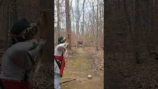 Impossible Shot? 🏹 Shooting Horsebow At 40 Yards With No Fletching 🎯