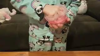 PJ Panda slime time! #VioletOnFire Violet On Fire 😁🤗😄🤩🥳💜
