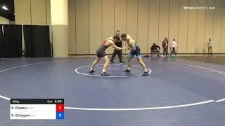 86 Kg Consolation Barrett Blakely Unattached Vs Robert Striggow Cliff Keen Wrestling Club