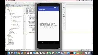 Learn how to get Memory Information at runtime on Android