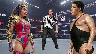 🔥WWE 2K25 | Андре Гигант против Девьяни | Межгендерный матч 2025 | WWE 18 декабря 2025 г.