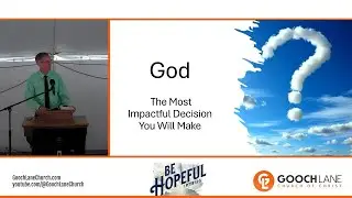 &ldquo;God: Your Most Significant Decision&rdquo; by Greg Chandler