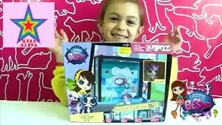 Литлест Пет Шоп  ЛПС СПА Littlest Pet Shop Spa  35 Piece. Распаковываем и показываем игрушку.
