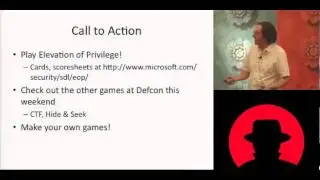 Blackhat 2010   Elevation of Privilege   Adam Shostack    Part 01