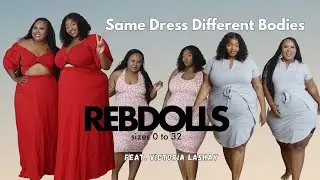 Same Dress, Different Bodies😮Rebdolls Plus Size Try On Haul | feat @VictoriaLaShay