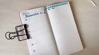 Weekly planner setup ☆ kinbor | december 12-18 #planner