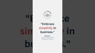 Embrace Simplicity