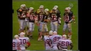 Eurobowl VIII 1994 London Olympians 26 def Bergamo Lions 23 (1st half)
