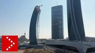 City Life, il parco resta chiuso per l'emergenza Coronavirus: le immagini dal drone