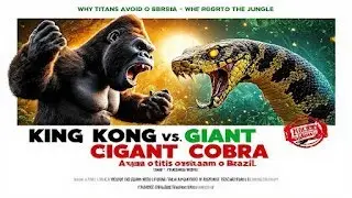 KING KONG vs. GIANT COBRA The Fight for the Jungle | KING KONG vs. COBRA GIGANTE A Luta pela Selva.