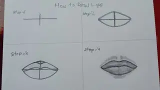 Shikha sketching is liveShikha sketching is live drawing  lips 👄💋