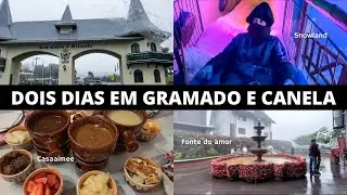 VOLTAMOS EM GRAMADO - Dois dias em Gramado - Hotel fioreze primo | Pizzaria Napoli | Foundue