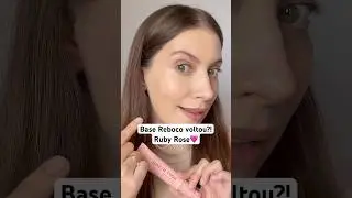 BASE MATTE ALTA COBERTURA RUBY ROSE🩷 A PELE FICOU LINDA #rubyrose #maquiagem #base