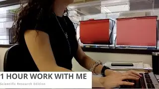 1 HOUR WORK WITH ME | Planning, Typing, Lofi Chill Music + Brain Power Frequency