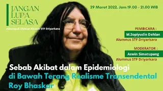 Sebab Akibat dalam Epidemiologidi Bawah Terang Realisme Transendental Roy Bhaskar (Part I)