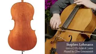 (SOLD) Stephen Lohmann cello, Rogeri model / Clive Greensmith / at the Metzler Violin Shop