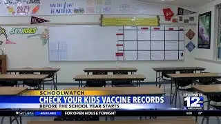 Parents urged to check children's vaccine records before school year starts
