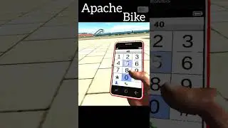 Apache bike 🏍️// cheat code 💥 👉 new update In Indian bike driving 3D #short