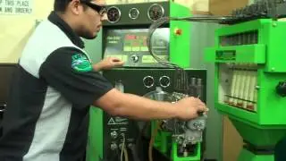 LATTC Port Helix Pump Calibration Machine