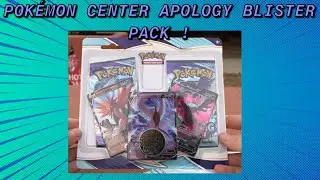 APOLOGY BLISTER FROM THE POK&Eacute;MON CENTER! 2 MISSED PACKS IN POK&Eacute;MON CENTER CHILLING REIGN ETB/PROMOS