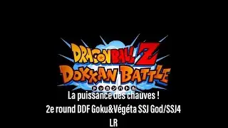 La puissance des chauves ! 💪🔥 2e round DDF Goku&Végéta SSJgod/SSJ4 LR | Dragonball Z Dokkan Battle