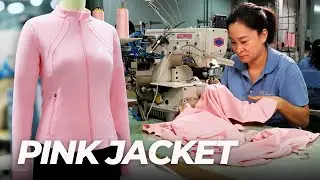 Cute Pink Jacket | Process of Making Quality Sport Garments | Vietnam Textile Insider