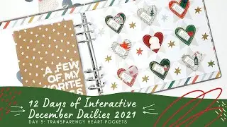 12 Days of Interactive December Dailies 2021 - Day 3: Transparent Heart Pockets [10x8 Album]