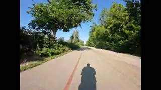 East Indy Pennsy Trail ride (time-lapse) 