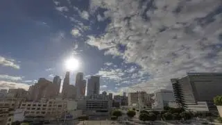 Downtown Los Angeles Time Lapse - HDR Clouds