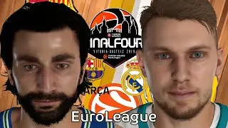 🏆 EuroLeague 2K19: Final Game ✪  Real Madrid vs FC Barcelona ✪ NBA2K Full Gameplay Highlights