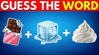 Guess The WORD By Emojis? 🤔❓ Emoji Quiz Challenge 2026