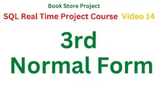 #14 3rd Normalization Form in SQL| Free SQL Real Time Project Course | SQL Full Course in Telugu