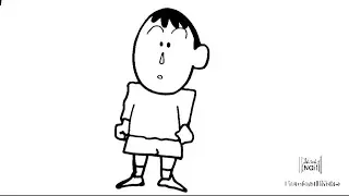 How to draw Bo-chan /Bo-chan drawing/easy way to draw Bo-chan #Bo-chan #shinchan #cartoondrawing