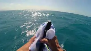 Parawing stashing downwind SUP foil