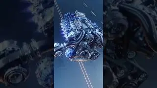 V8 engine working animation 👨&zwj;🔧⭐#automobile #animation #youtubeshorts