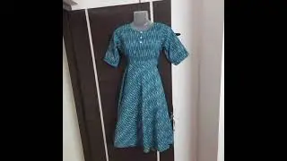 Ikkat gown#customised according to size and colors#courier available