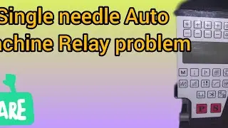 Solution of Relay on/off problems in single needle auto Triming