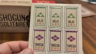 Shogun Solitaire Unboxing and Historical Background 
