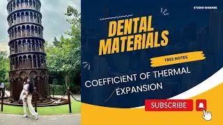 Coefficient of thermal expansion - dental material| BDS second year | Important q Short notes- DM |