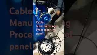Cable Manufacturing Process #machine #industry4_0 #plastic