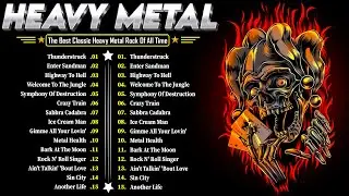 Metallica, Guns N' Roses, Megadeth, Black Sabbath - HARD ROCK - Best Classic Hard Rock Of All Time