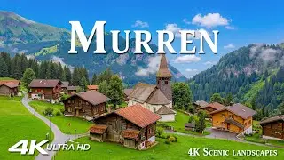 Мюррен 4K | Вечный альпийский приют &ndash; высокогорные деревни, мягкий свет и глубокая тишина