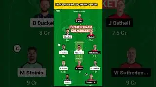 Sta vs Ren dream11 team #shorts #stavsren #bblmatchprediction #kdlxcricket