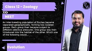 An inter-breeding population of finches became separated geographically, forming two isolated gro...