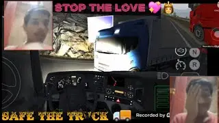 Solo gaming truck in 5 min safe 😮&zwj;💨and truck stop loving 💖👸universal truck sim 🚛 #trucksimulator