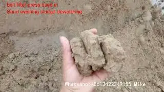 Sand washing  sludge dewatering,Dehydration of sand mill mud